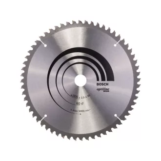   BOSCH Disc de tăiere pentru lemn 305 x 30 x 2,5 mm / 60T Optiline Wood ATB / N