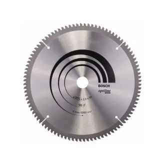   BOSCH Disc de ferăstrău pentru lemn 305 x 30 x 2,5 mm / 96T Pro Wood ATB