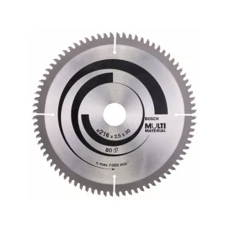   Pânză de ferăstrău BOSCH universal 216 x 30 x 2,5 mm / 80T MultiMaterial