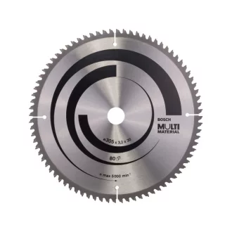   BOSCH Disc pentru ferastrau universal 305 x 30 x 3,2 mm / 80T MultiMaterial HLTCG