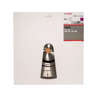   BOSCH Disc pentru ferastrau universal 305 x 30 x 3,2 mm / 80T MultiMaterial HLTCG