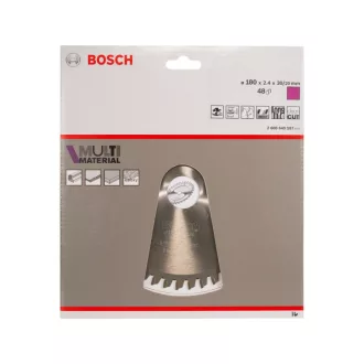   BOSCH Lama de ferăstrău universală 180 x 30/20 x 2,4 mm / 48T MultiMaterial HLTCG