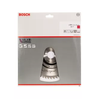   BOSCH Disc de tăiere universal 200 x 30 x 2,4 mm / 54T MultiMaterial HLTCG
