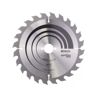   BOSCH Disc de tăiere pentru lemn 230 x 30 x 2,8 mm / 24T Optiline Wood ATB