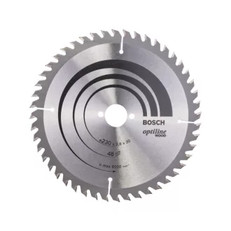  BOSCH Disc de tăiat pentru lemn 230 x 30 x 2,8 mm / 48T Optiline Wood ATB