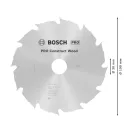 BOSCH PRO Disc de tăiat pentru lemn, 190 x 30 x 2,6 mm / 12T Construct Wood