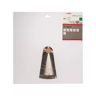   BOSCH Disc de tăiat pentru lemn 300 x 30 x 3,2 mm / 48T Optiline Wood ATB / UW