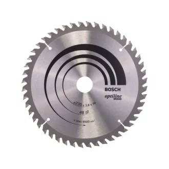   BOSCH Disc de tăiere pentru lemn 235 x 30/25 x 2,8 mm / 48T Optiline Wood ATB
