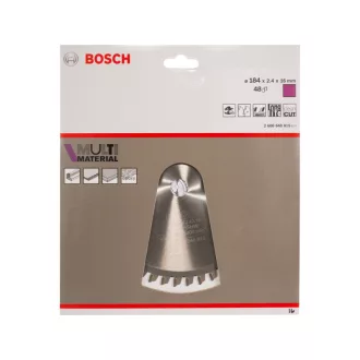   BOSCH Disc pentru tăiere universală 184 x 30 x 2,4 mm / 48T MultiMaterial HLTCG