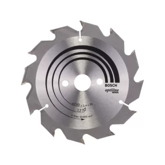   BOSCH Disc de tăiere pentru lemn 150 x 20/16 x 2,4 mm / 12T Optiline Wood ATB