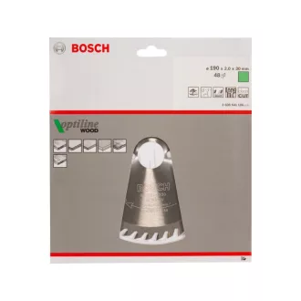   BOSCH Disc de ferastrău pentru lemn 190 x 30 x 2,0 mm / 48T Optiline Wood ATB