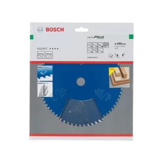   Disc de tăiere BOSCH pentru lemn 190 x 30 x 2,6 mm / 56T Expert pentru lemn