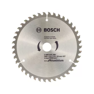   BOSCH Disc de tăiere pentru aluminiu 160 x 20 x 2,0 mm / 42T