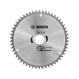   BOSCH Disc de tăiere pentru aluminiu 190 x 30 x 2,2 mm / 54T