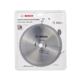 BOSCH Disc de tăiat pentru aluminiu 254 x 30 x 3,0 mm / 96T