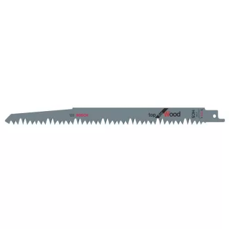   Pânză de ferăstrău BOSCH Sabre pentru lemn S 1531 L 240 mm / 5TPI Top pentru Lemn (2 buc)
