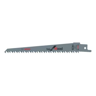   Pânză de ferăstrău BOSCH Sabre pentru lemn S 644 D 150 mm / 6TPI Top pentru Lemn (2 buc)
