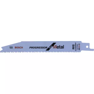   Lamă de fierăstrău reciprocator BOSCH pentru metal S 123 XF 150 mm / 8-18TPI bimetal Progressor for Metal (5 buc)