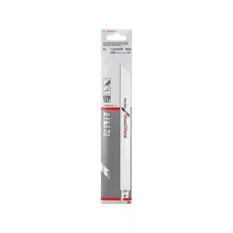   BOSCH Lamă de fierăstrău reciprocant pentru lemn cu cuie S 1122 HF 225 mm / 10TPI bi-metal (5 buc)