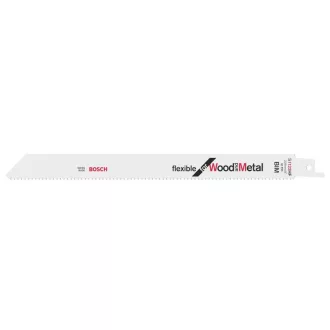   Pânză de ferăstrău alternativ BOSCH pentru lemn împânzit S 1122 HF 225 mm / 10TPI bimetal (2 buc)
