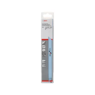   BOSCH Lamă de fierăstrău reciprocator pentru metal S 1122 BF 225 mm / 14TPI bimetal (25 buc)