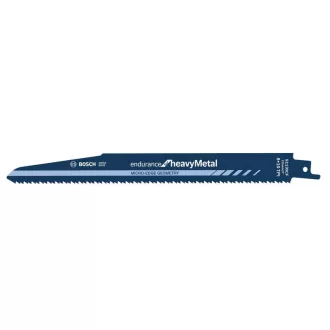   Pânză de ferăstrău BOSCH Sabre pentru metal S 1130 CF 225 mm / 8+10 TPI bimetal (25 buc)