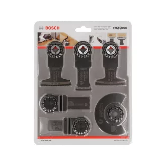   BOSCH Set de 9 piese Starlock pentru mașină multifuncțională pe baterie (lemn, metal)