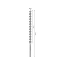 BOSCH Burghiu pentru roci 26 x 520/400 cu patru muchii SDS-Max-4