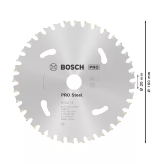   BOSCH PRO Disc de tăiat pentru metal 160 x 20 x 1,6 mm / 36T