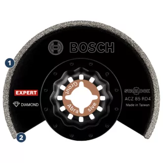   BOSCH EXPERT Lamă de ferastrău pentru îndepărtarea rosturilor ACZ 85 RD4 85 x 2,0 mm cu granule de carbură Starlock