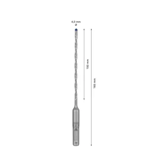   BOSCH EXPERT Burghiu pentru roci 7X 4 x 165/100 mm cu patru muchii SDS-Plus
