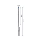 BOSCH EXPERT 7X Burghiu pentru roci 5,5 x 165/100 mm cu patru tăișuri SDS-Plus
