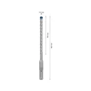 BOSCH EXPERT 7X Burghiu pentru rocă 7 x 165/100 mm cu patru muchii SDS-Plus