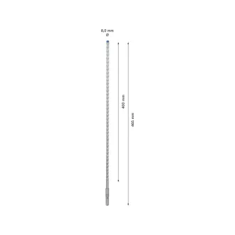   BOSCH EXPERT 7X Burghiu pentru stâncă 8 x 465/400 cu patru muchii SDS-Plus