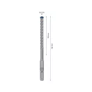 BOSCH EXPERT 7X Burghiu pentru roci 9 x 165/100 mm cu patru tăișuri SDS-Plus