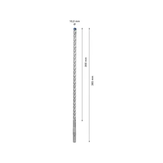   BOSCH EXPERT 7X Burghiu pentru roci 10 x 365/300 mm cu patru tăișuri SDS-Plus