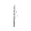 BOSCH EXPERT 7X Burghiu pentru roci 11 x 165/100 mm cu patru tăișuri SDS-Plus