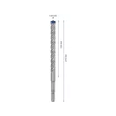 BOSCH EXPERT 7X Burghiu pentru roci 13 x 215/150 mm cu patru muchii SDS-Plus