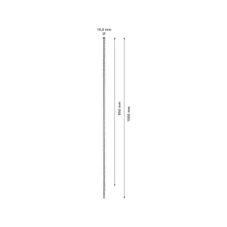   BOSCH EXPERT 7X Burghiu pentru roci 14 x 1000/950 mm cu patru tăișuri SDS-Plus