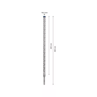   BOSCH EXPERT 7X Burghiu pentru roci 16 x 465/400 mm cu patru tăișuri SDS-Plus
