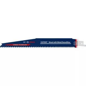   BOSCH EXPERT S1167 XHM Wood with Metal Demolition lamă de ferăstrău din carbură din carbură, 1 buc