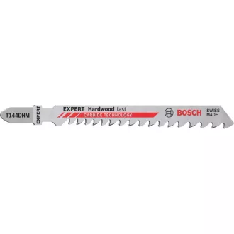   BOSCH EXPERT T 144 DHM Pânză de ferăstrău rapid pentru lemn de esență tare cu dinți din carbură (3 buc)