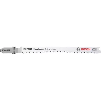   Pânză de ferăstrău alternativ BOSCH EXPERT pentru lemn de esență tare T 308 BFP 117/2,0 mm bimetal (3 buc)
