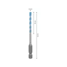 Burghiu BOSCH EXPERT HEX-9 Multiconstruction 4,0 x 45/90 mm cu suport pentru burghie de 1/4"