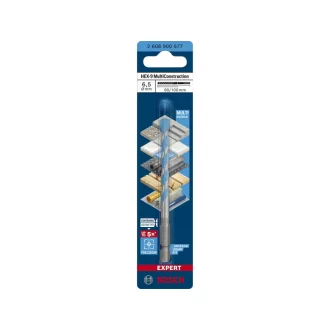   Burghiu BOSCH EXPERT HEX-9 Multiconstruction 6,5 x 60/100 mm cu suport pentru burghie de 1/4"