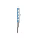 Burghiu BOSCH EXPERT HEX-9 Multiconstruction 10,0 x 90/150 mm cu suport pentru burghie de 1/4"