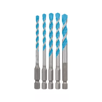   BOSCH EXPERT Set de burghie universale HEX-9, 5 piese (4 / 5 / 6 / 6 / 8 mm) cu prindere de bit de 1/4"