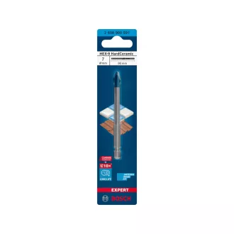   BOSCH EXPERT Burghiu pentru sticlă și faianță 7 x 90 mm HEX-9 HARD CERAMIC