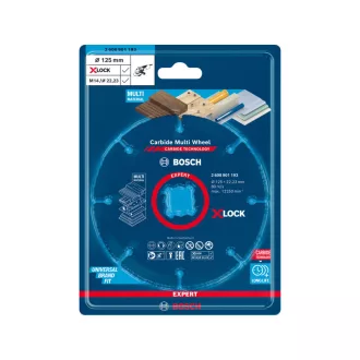 Disc de tăiere multiplu BOSCH EXPERT 125 x 22,2 mm X-LOCK