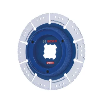  BOSCH EXPERT X-LOCK Disc de tăiere cu diamante 125 x 2,8 x 3,2 x 22,2 mm pentru tăierea metalelor și a țevilor
